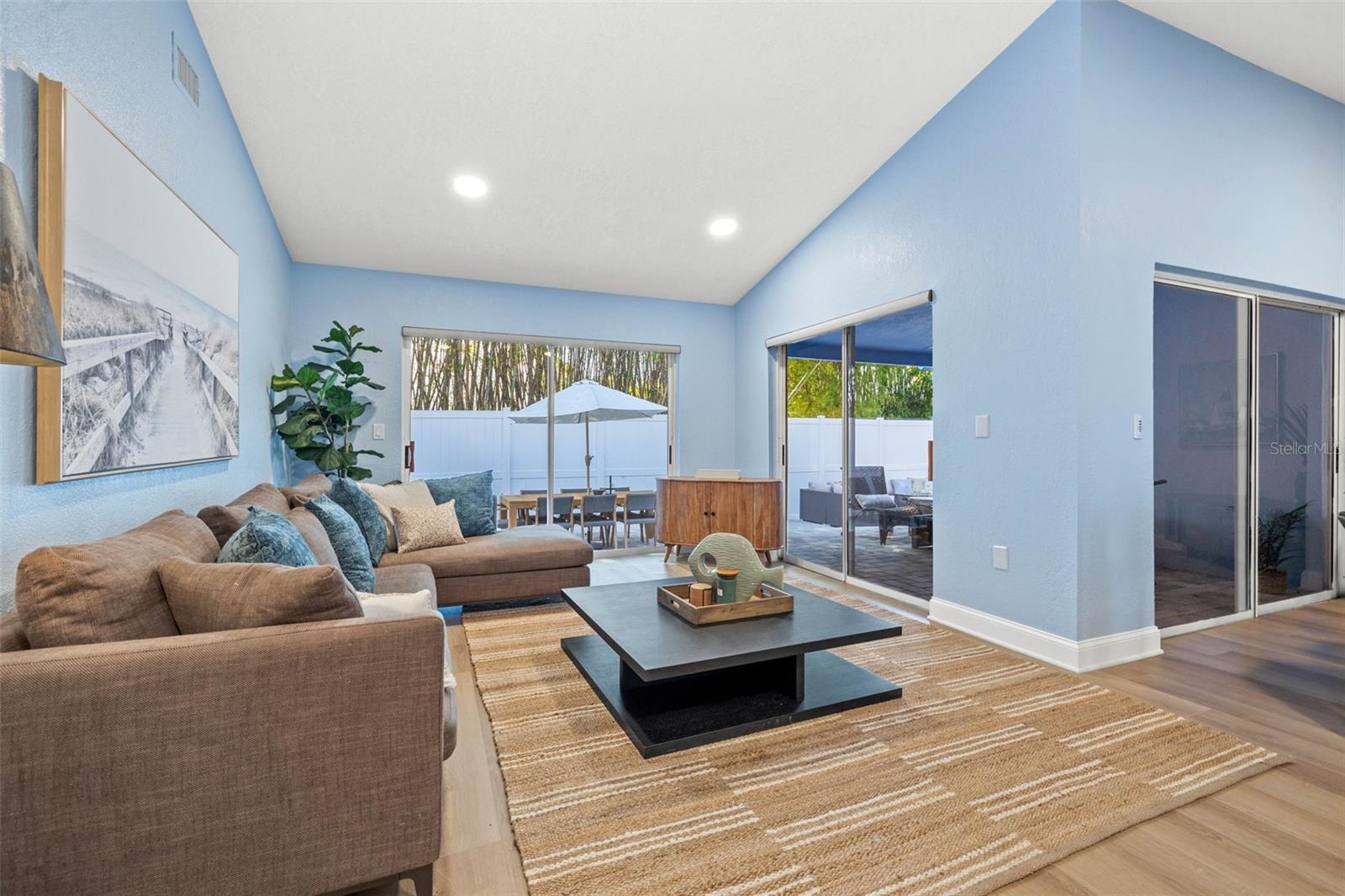 indoor / outdoor living is what we love about FL!