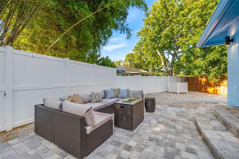 Lounge area and huge yard space