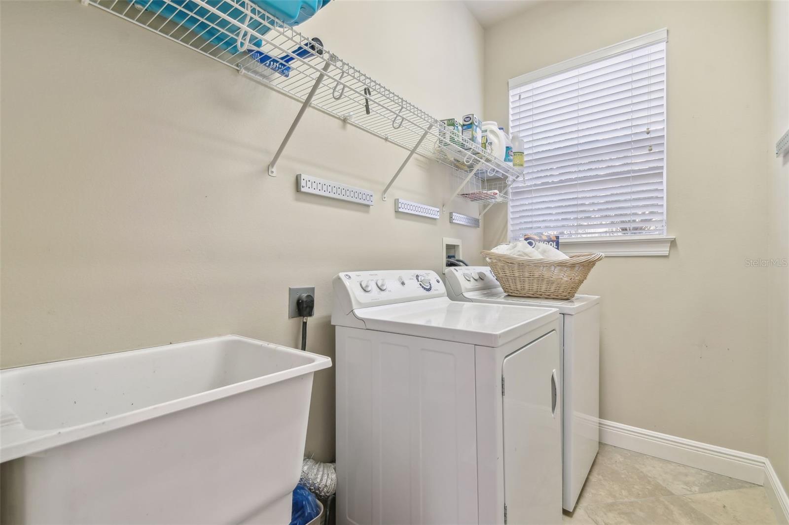 Laundry room off the kitchen