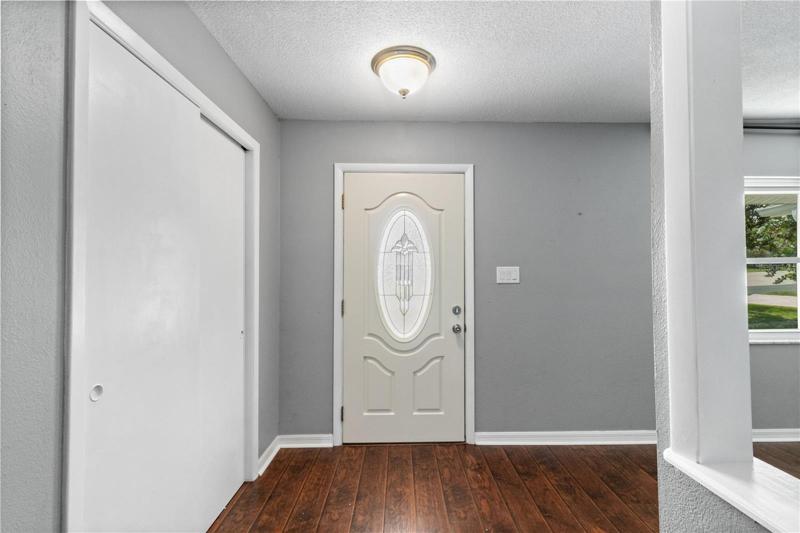 Entry and foyer