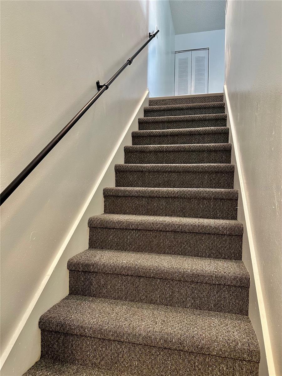 Stairs to 2nd floor unit