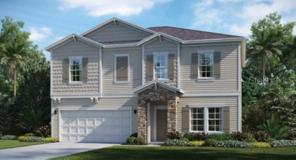 Artist rendering; illustration only; colors, features, and garage orientation may differ