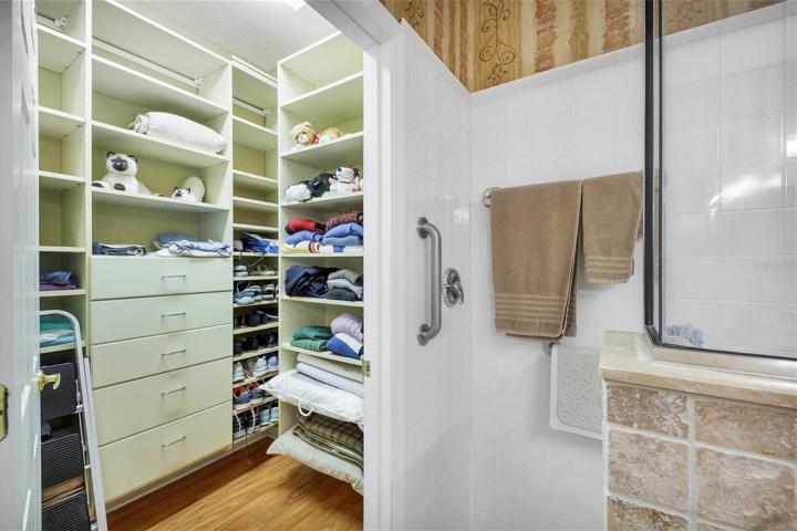 Master bedroom closet