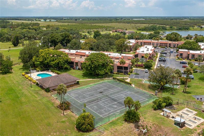 Tennis courts, Clubhouse &  community pool