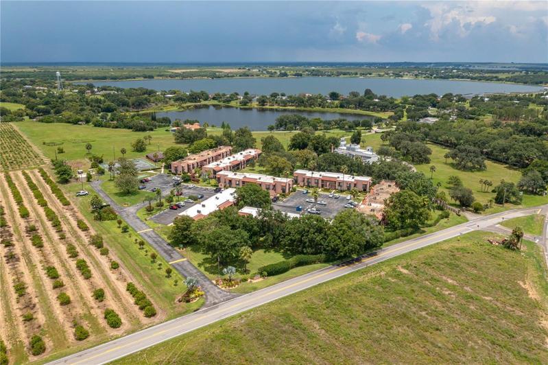 Aerial view looking South East