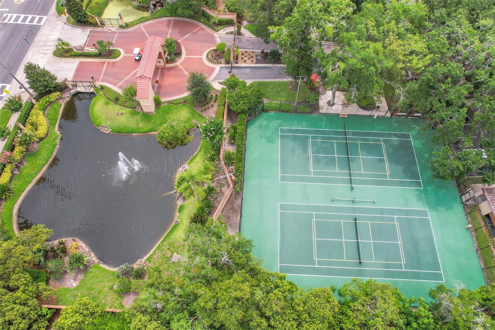 Pickle Ball, Tennis, &amp; Community Entrance