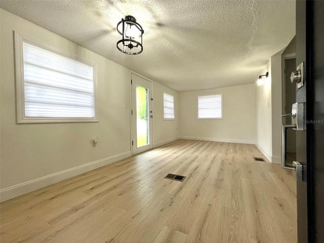 Side entry to dining/ living area