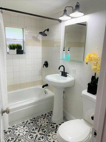 Hallway bathroom