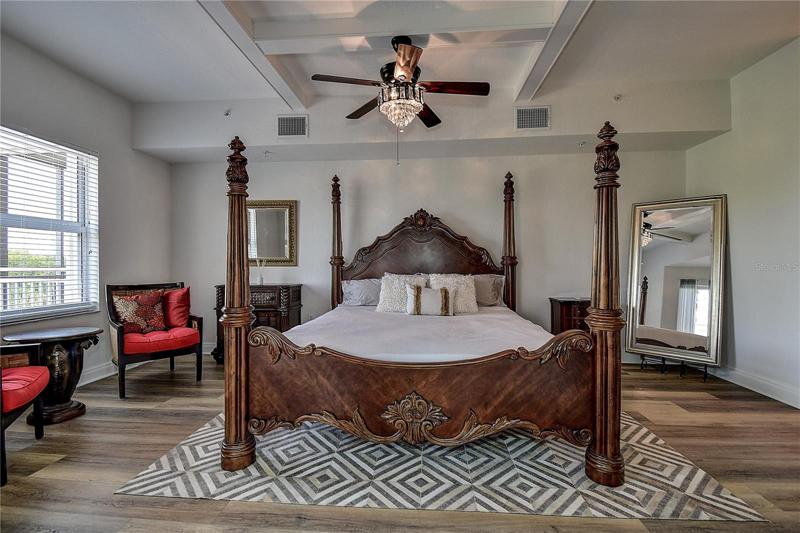 Spacious master bedroom