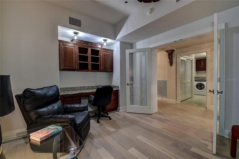 French Doors open to office