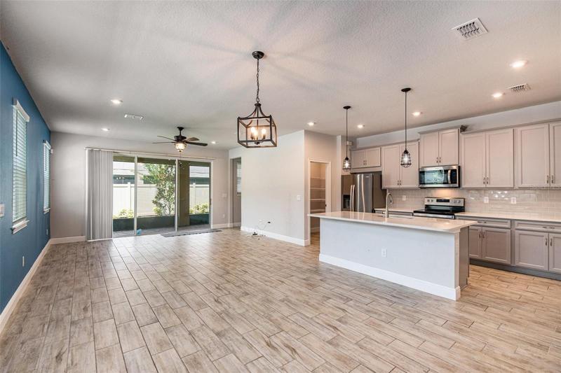 Dining to living area