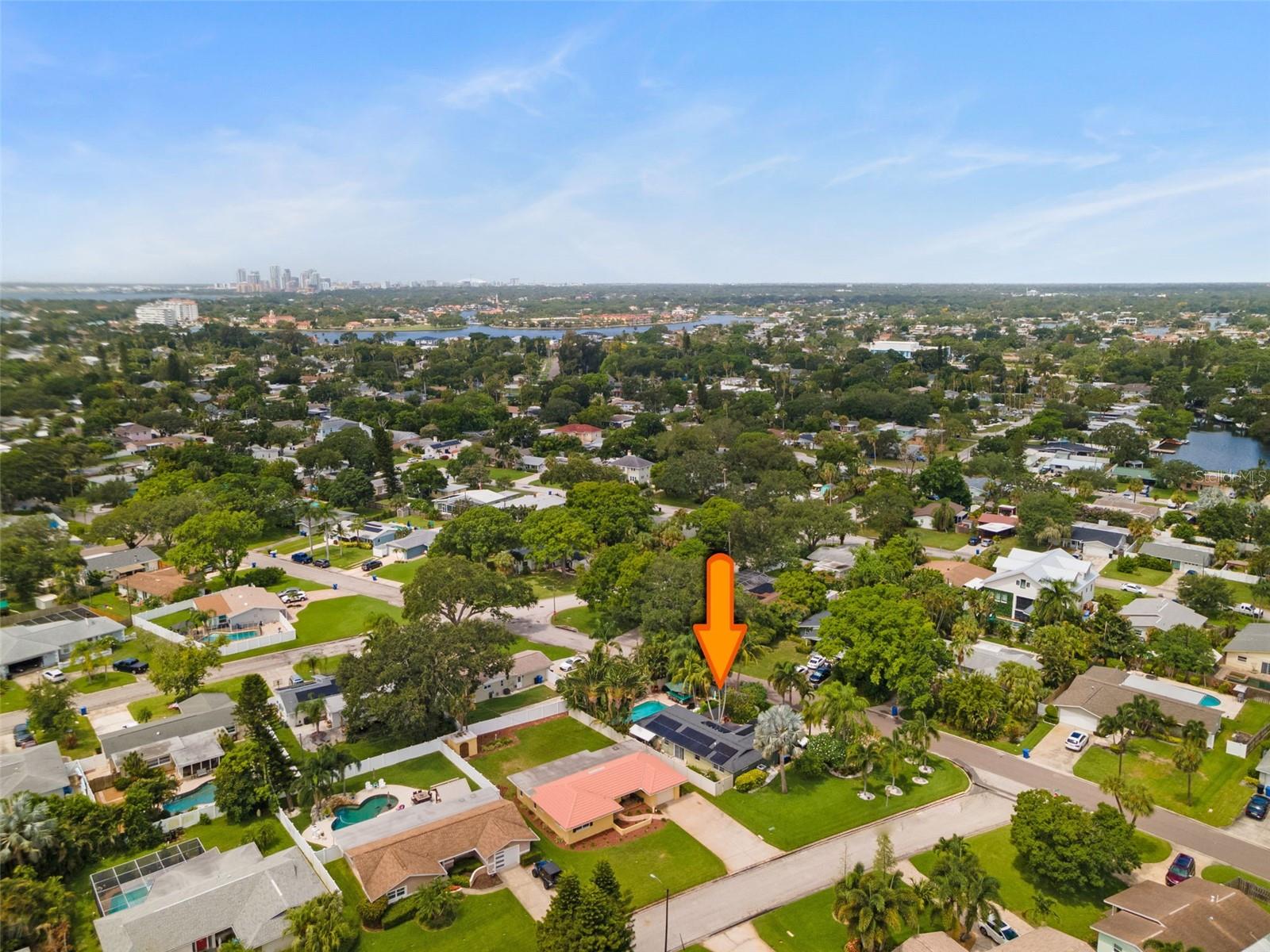 Large oversized corner lot