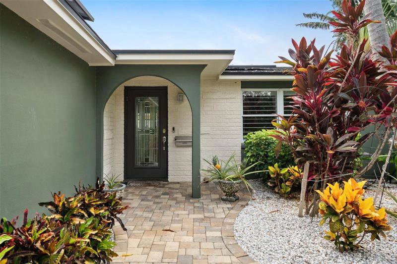 Lush mature landscaping enhances your home!