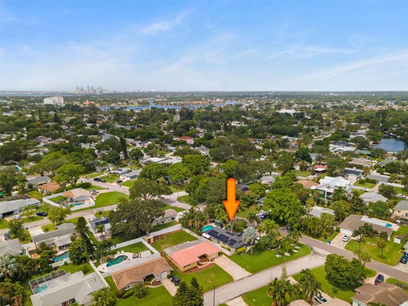 Large oversized corner lot