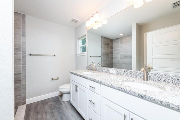 Master Bathroom his/her sinks