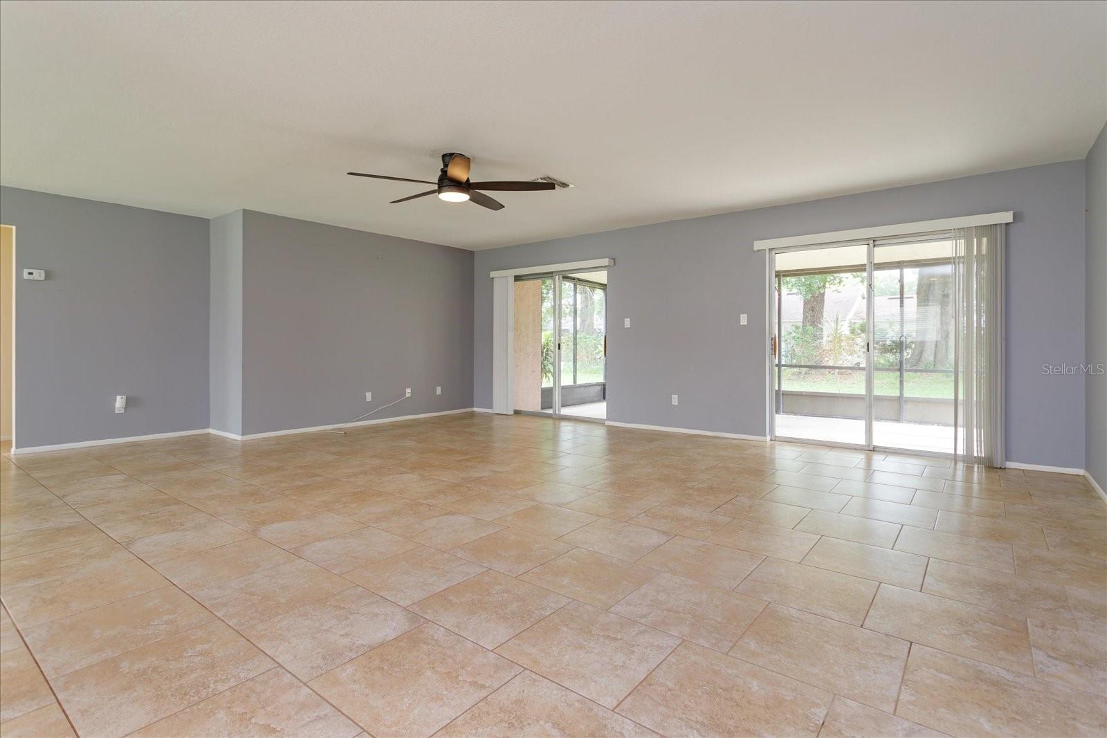 Open floor plan