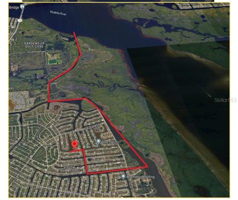 Map out to Myakka River