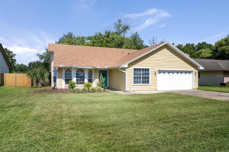 Large front yard