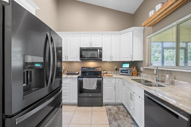 Black stainless steel appliances