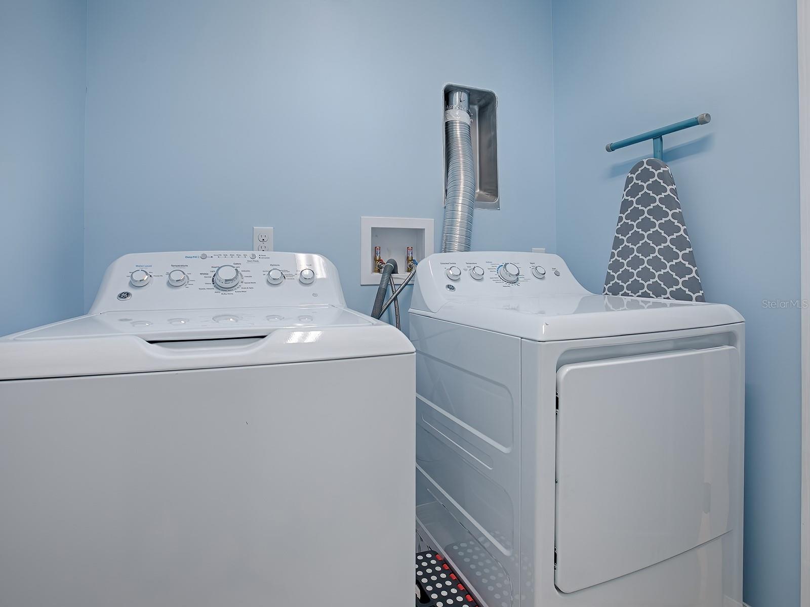 Laundry room set up for stackable unit OR as shown