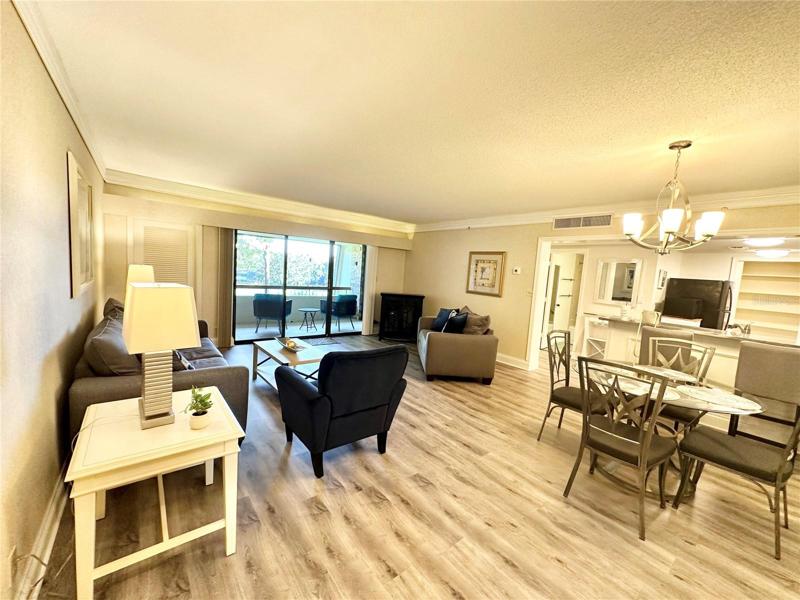 Living Room Dining Room luxury vinyl