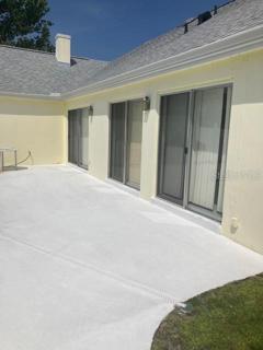 Huge deck area with sliding doors from Master bedroom, master bathroom and Family room.