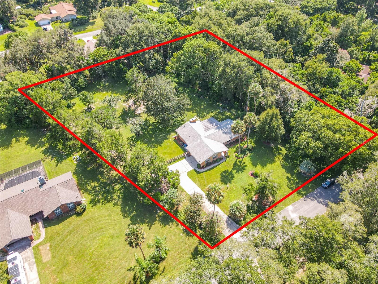 Aerial of property