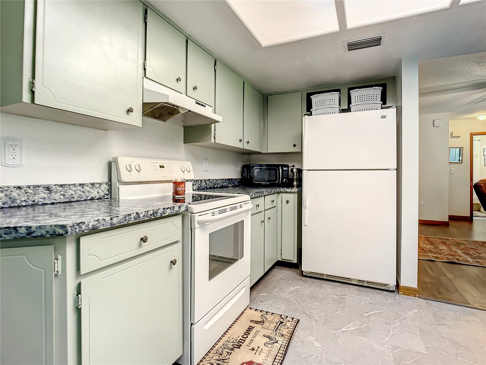 Kitchen with newer appliances