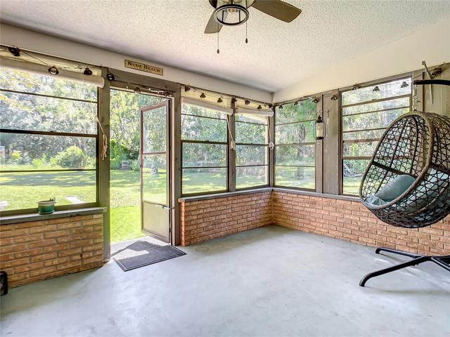 Enclosed back porch