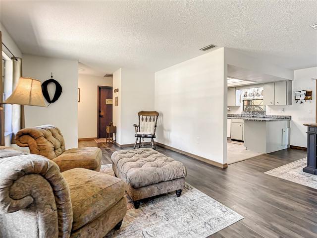 Second Living Area and kitchen