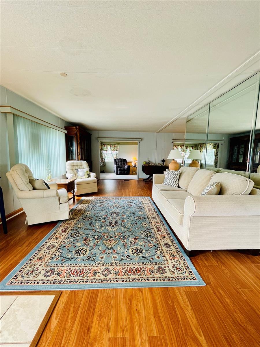 Formal living from front entryway