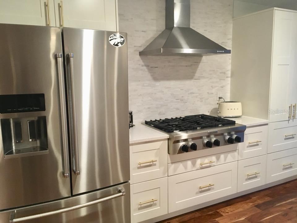 Fridge and Gas Cooktop