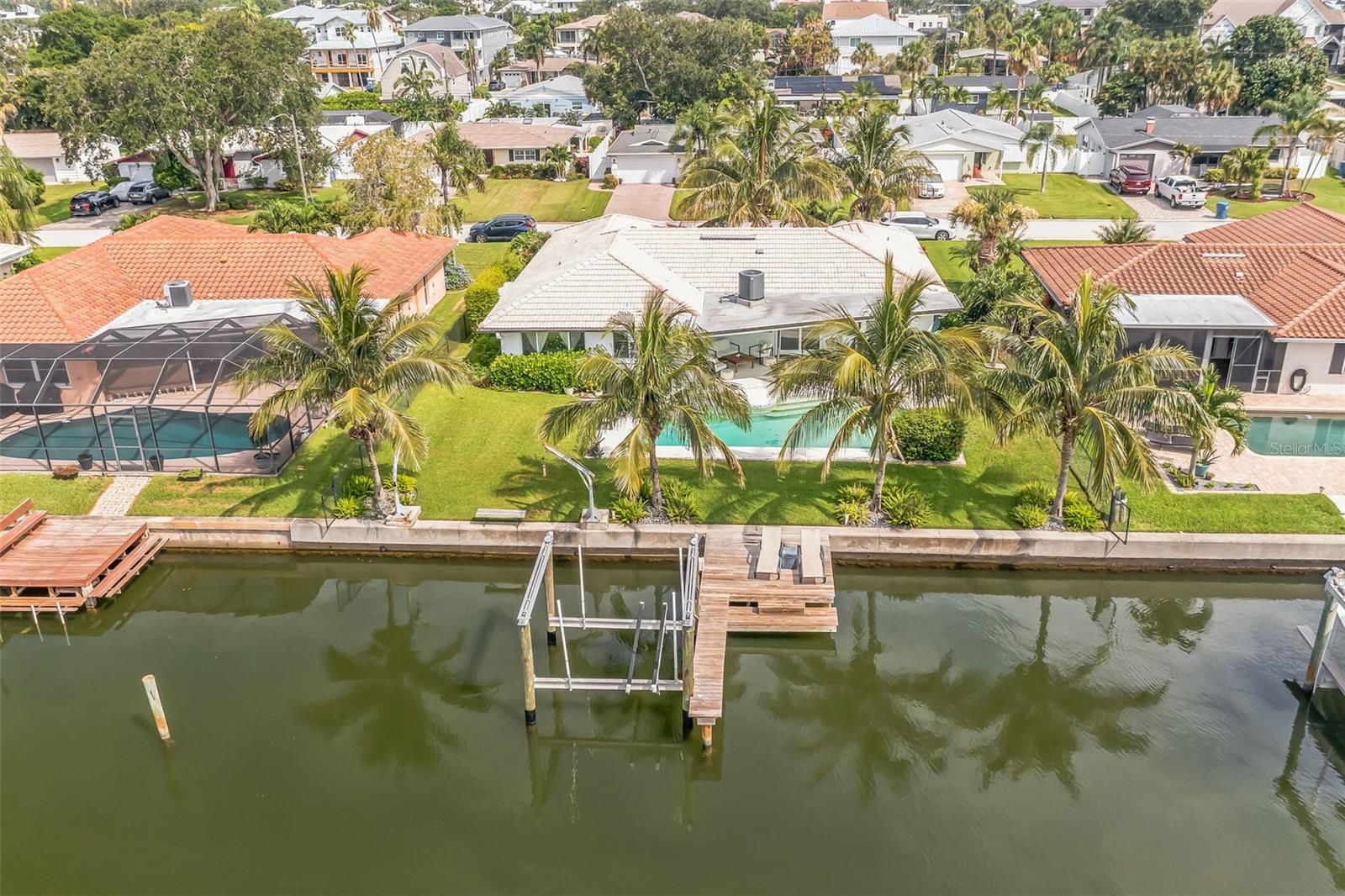 Aerial Backyard and Dock 2