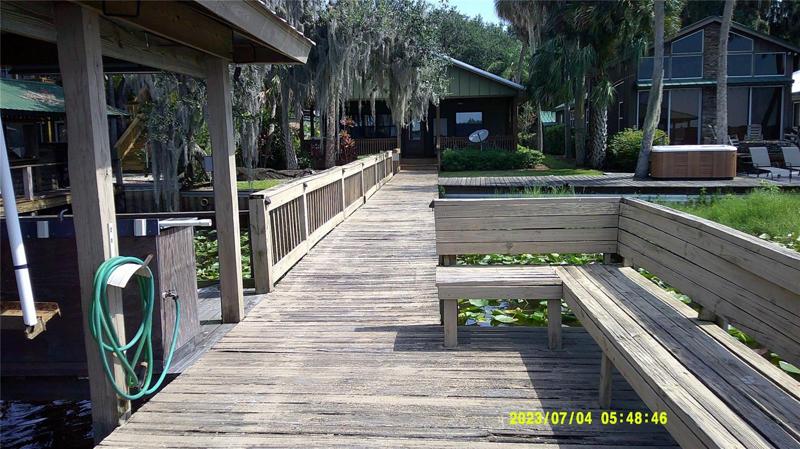 dock and seating