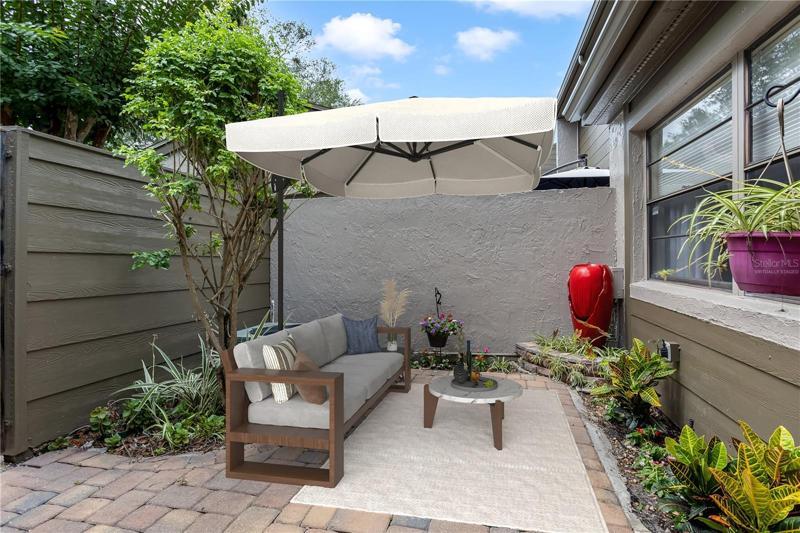 Virtually Staged Courtyard