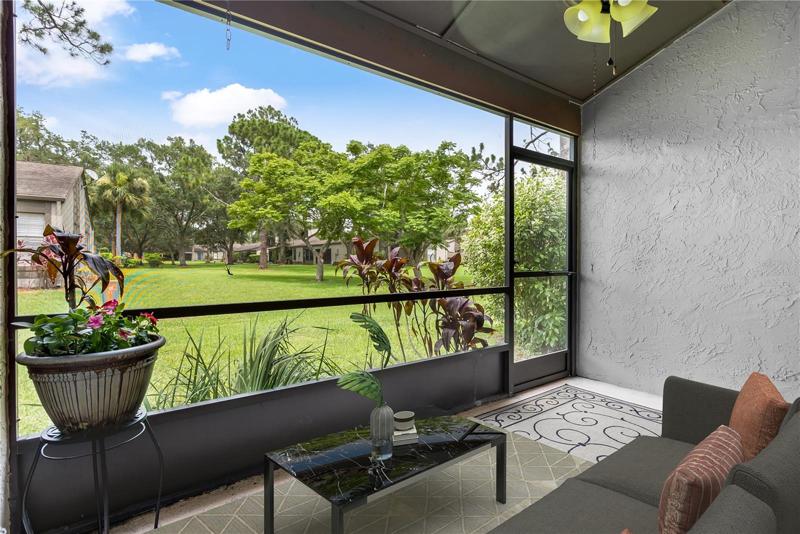 Virtually staged Lanai