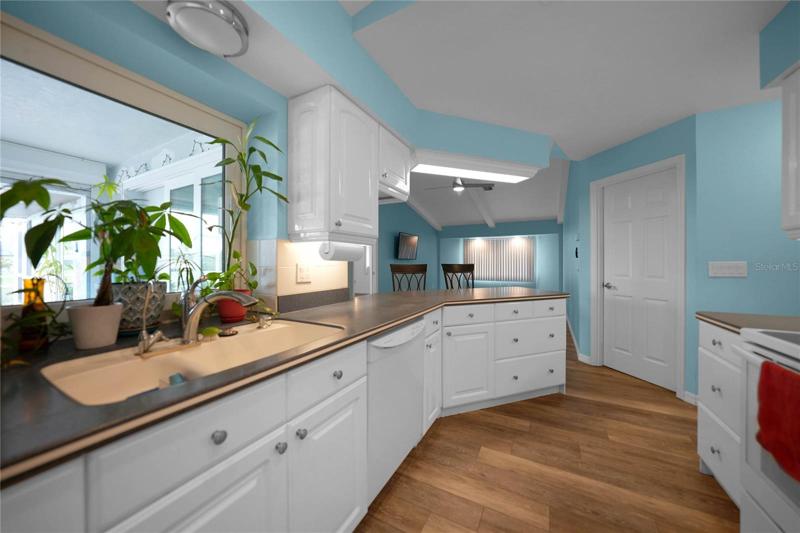 Kitchen view from family room