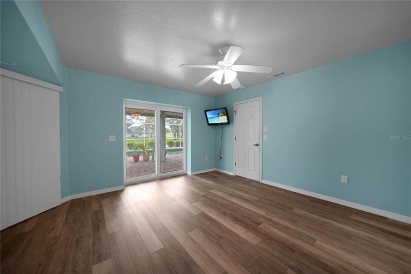 Owners suite looking from bathroom