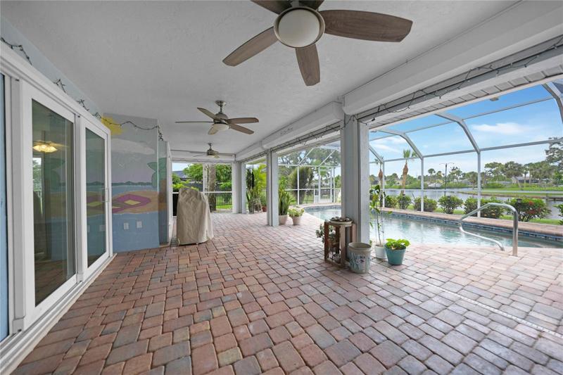 Lanai view from living room slider
