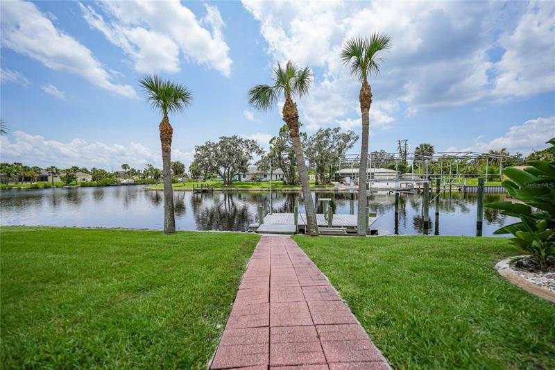 Walkway to dock