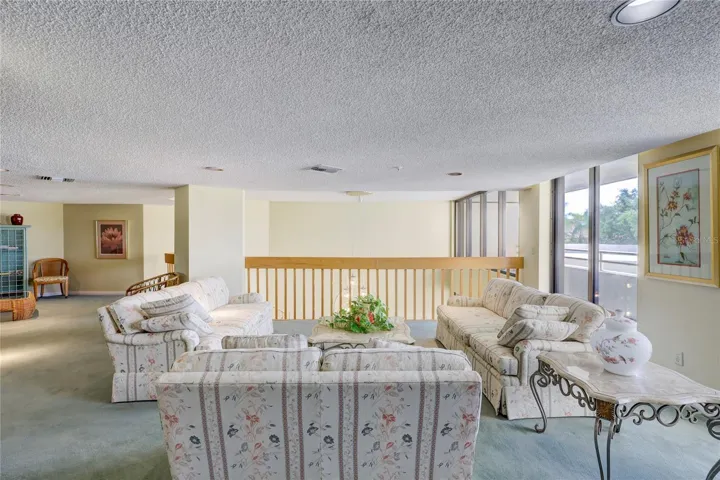 Mezzanine gathering room