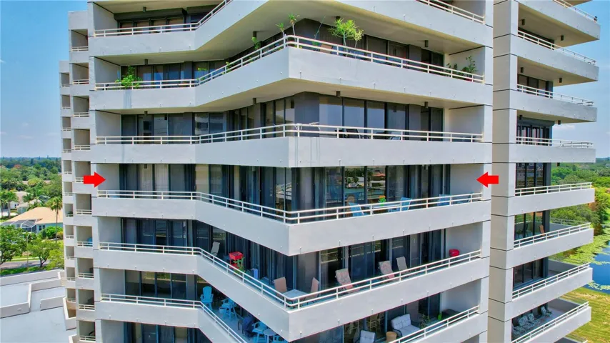 75' wrap-around-balcony accessed from most rooms