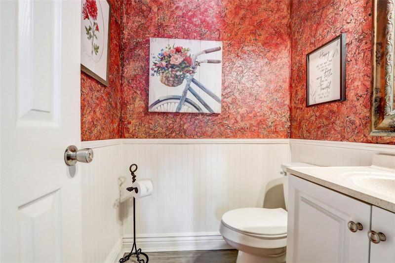 Convenient half bath!