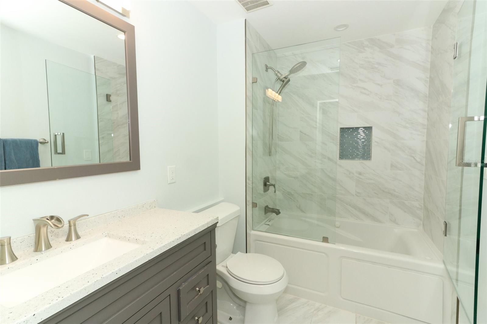 Upstairs guest bathroom