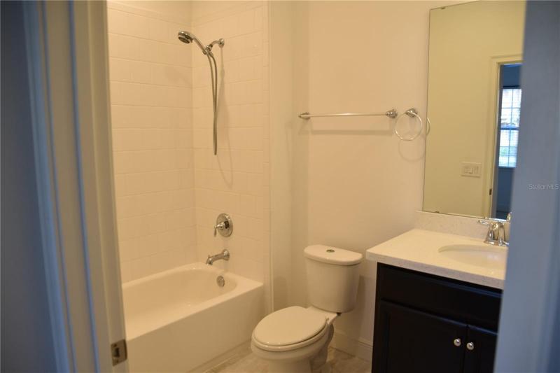 Full bath for suite and your guests!