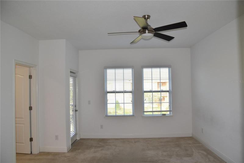1st Master Bedroom with private balcony!