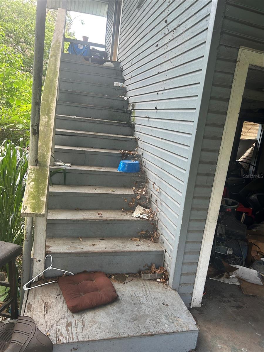 Outside stairs
