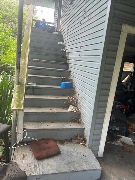 Outside stairs