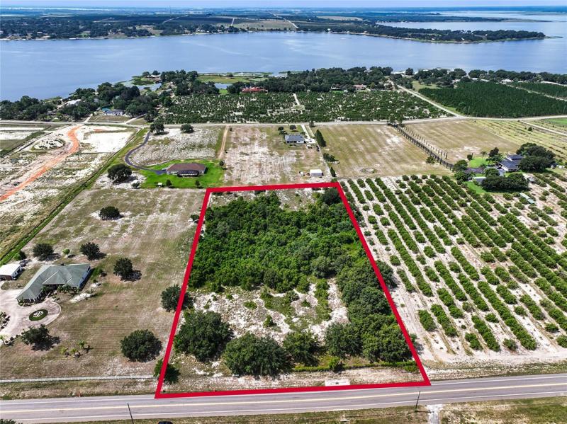 4+ Acre offering ample space and privacy for your future home