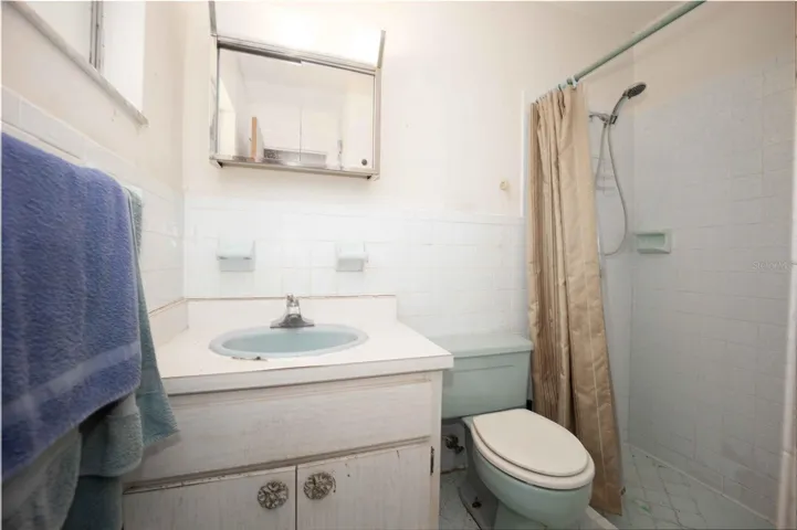Bathroom with walk-in shower